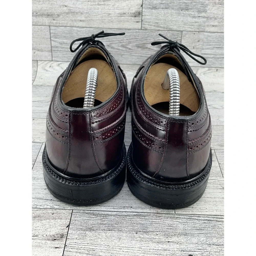 Murray's Shoes Burgundy Wingtip Oxford Dress Shoes Men's 9.5‎ Wide 111065